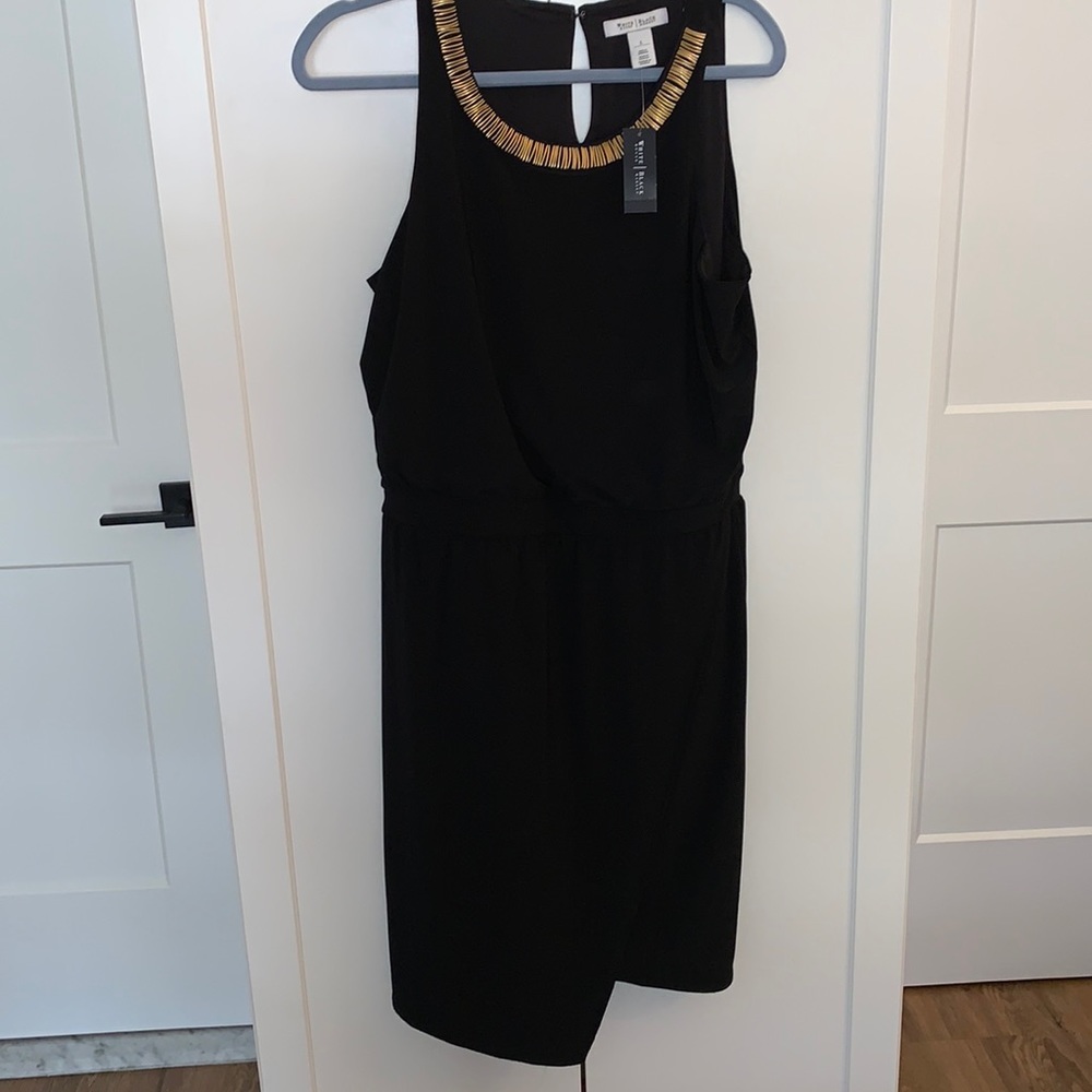 Black mini dress